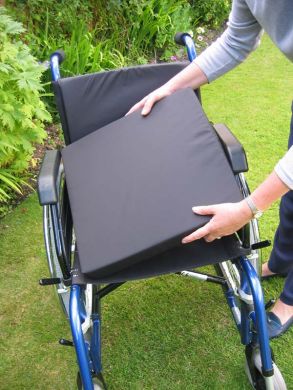 22" BLACK CANVAS CUSHION
